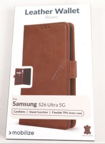 Mobilize Leather Bag Gsm - 81454 Mobilize Leather Wallet Samsung Galaxy S26 Ultra 5g Brown