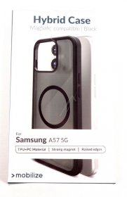 Mobilize Leather Bag Gsm - 81897 Mobilize Magsafe-compatible Hybrid Case Samsung Galaxy A57 5g Black