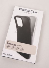 Mobilize Leather Bag Gsm - 81868 Mobilize Rubber-gelly Case For Samsung Galaxy A57 5g Matte Black