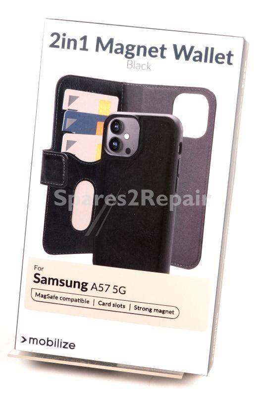 Mobilize Leather Bag Gsm - 81873 Mobilize 2in1 Magnetic Gelly Wallet Case Samsung Galaxy A57 5g Black