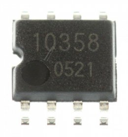 Rohm Semiconductor Operational Amplifier Ic - 10358 Ic Operationsverstarker, Smd Soic-8
