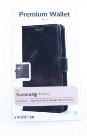 Mobilize Leather Bag Gsm - 28499 Mobilize Premium Gelly Wallet Book Case Samsung Galaxy A53 5g Black