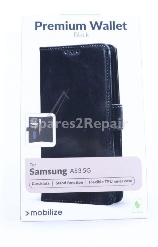 Mobilize Leather Bag Gsm - 28499 Mobilize Premium Gelly Wallet Book Case Samsung Galaxy A53 5g Black