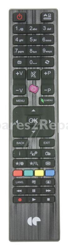 Vestel Ir remote Control - R-c 4876 C edison (gray-s)(black-p)