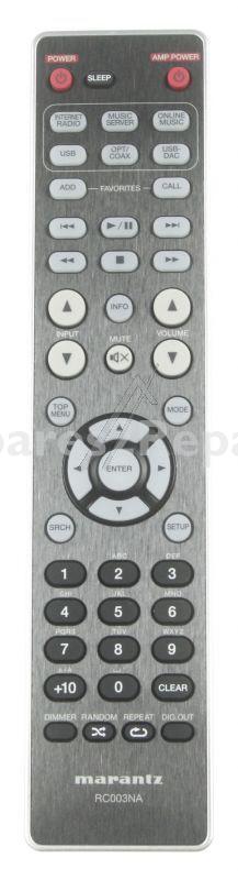 Sound United Remote Control - 30701016100am Remocon Rc003na Na8005