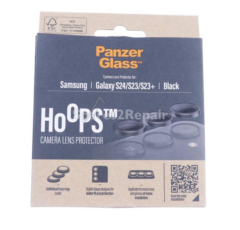 Panzerglass Display Protective Film - 1207 Panzerglass Hoops Camera Lens Protector Samsung Galaxy S24 | S23 | S23 Plus | Black