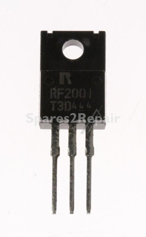 Rohm Semiconductor Diode - 300v-2x10a Rf2001t3d To220 Diode