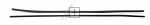 Sealing Materials - 4055964094 Tub Trim black 2x550mm [Electrolux Aeg]