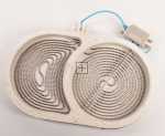 Double Circuit Radiation Heate - 8512123 Ceramic Heating Plate 140x250s 2000w 230v Yue [Amica]
