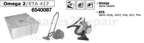 Filterclean Vacuum Cleaner Bags - Om2 000296-k Dust Bags 5+1+1