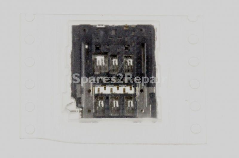 Samsung Sim Card Reader Internal - 3709-001886 Connector-card Edge