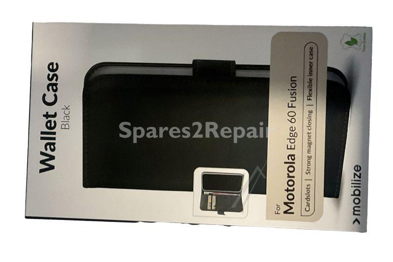 Mobilize Leather Bag Gsm - 80916 Mobilize Classic Gelly Wallet Book Case Motorola Edge 60 Fusion Black