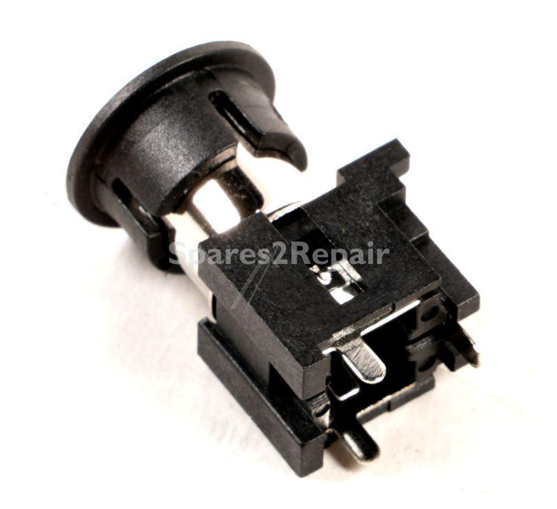 Vestel Jack Connector - 30094257 Socket Rca 1p Black Upper Part V1 Rohs