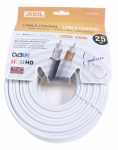 Engel Cable/plugs/adapter - Ca0728e Coaxial Lead 25m 19vatc White