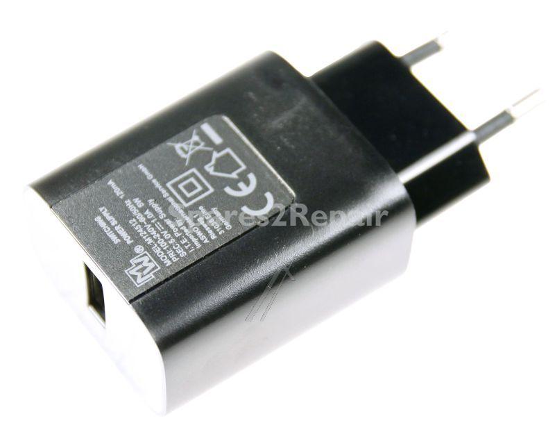 Minwa Usb Power Supplies - Mw U05au Usb Charger (euro Plug) Extra Slim 1a