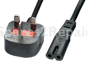 UK Mains Plug to IEC C7 - Figure 8