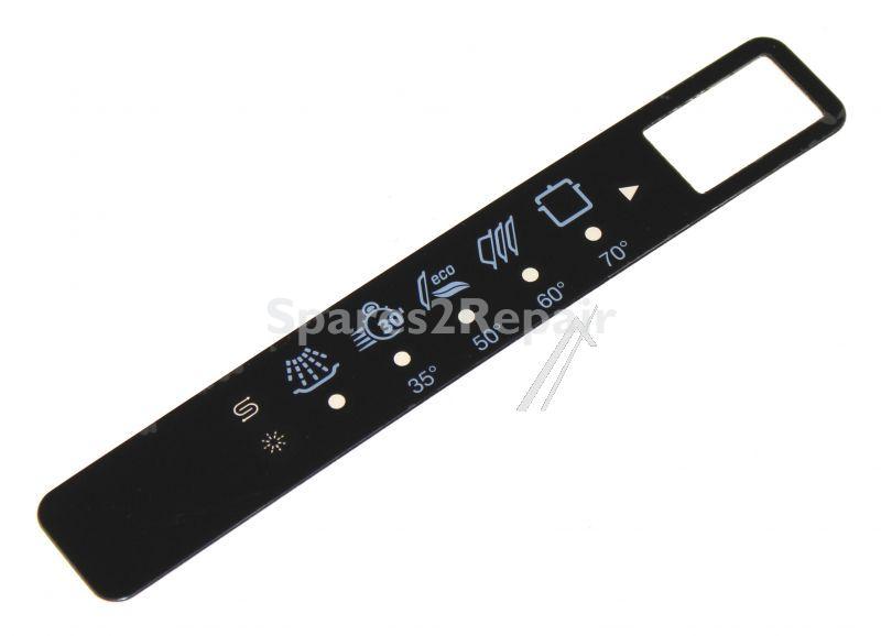 Switch Screen - C00331400 481245279744 Insert Control Cover [Whirlpool Indesit]