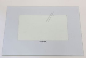 Oven outer Door - C00052558 482000026802 Oven Outer Door Glass - White [Whirlpool Indesit]
