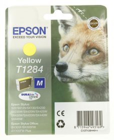 Epson Cartridge - T1284 C13t12844012 Ink Cartridge Yellow 4 0ml