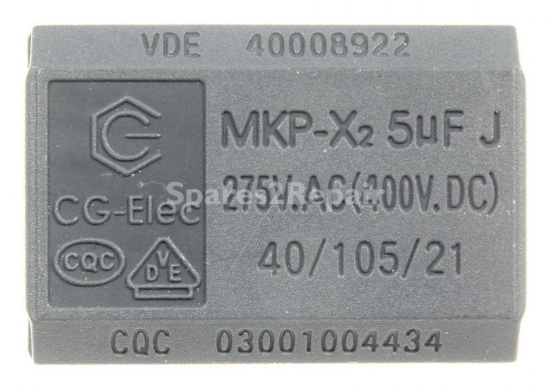 Vestel Pulse Capacitors - 5uf-275v Cap Mkp Safe 5uf 275v M Ac 30box Ro