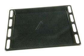 Fry Pan - C00137834 482000022922 Drip Tray - Black Enamelled Pyro 446x358 [Whirlpool Indesit]