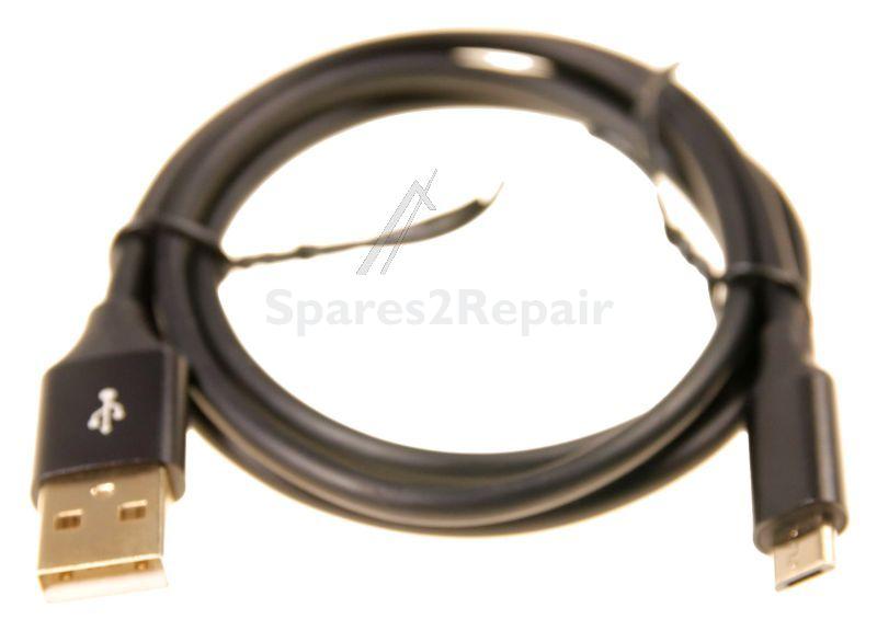 Compatible Type A Plug-micro Usb 2.0 - Fast Charging Micro Usb Data Cable Black 1m