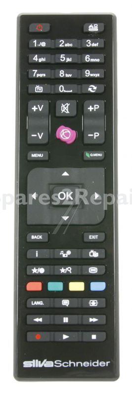 Vestel Ir remote Control - R-c 4875 23266477 R-c 4875 Silvaschneider (gray-s)(black-p