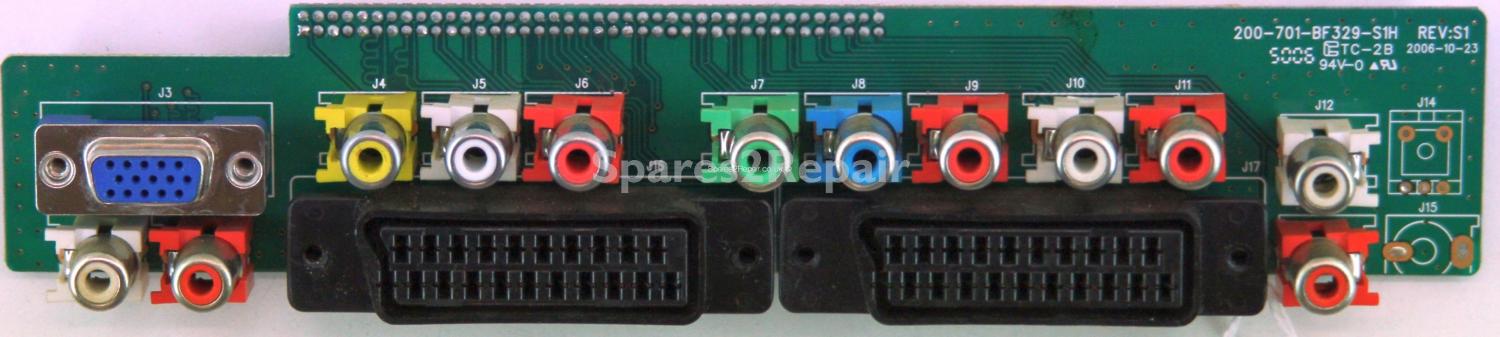 Bush LCD32TV016HD - Main AV - 200-701-BF329-S1H REV:S1 - 899-I00-BF3293XP1H REV:01