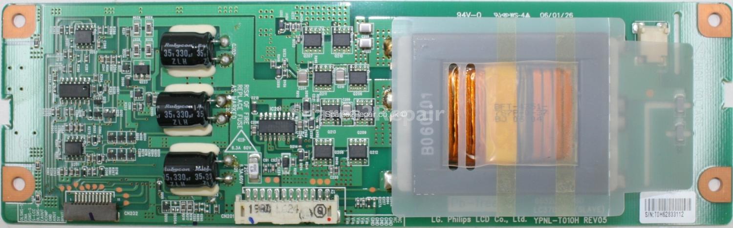 Bush LCD37TV022HD - Inverter - YPNL-T010H - Rev 05 - 6632L-0198D - LC370WX1 SLAVE
