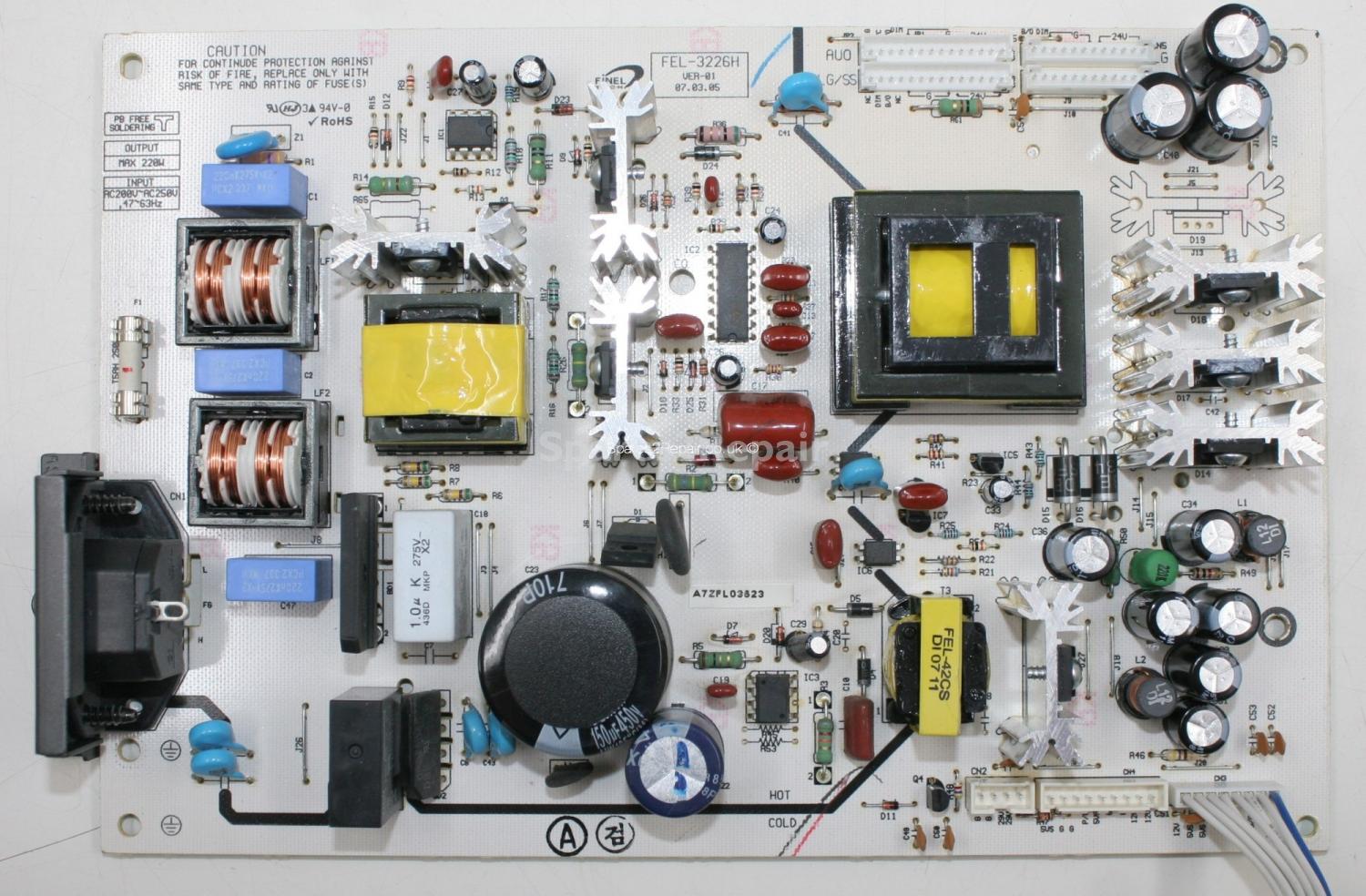 Daewoo DLT-32G1 - PSU - FEL-3226H - Ver 01 - A7ZFL03523