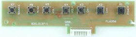 Goodmans LD2667D - Buttons - 820.0137-1 - FL6256 (Without Plastic)
