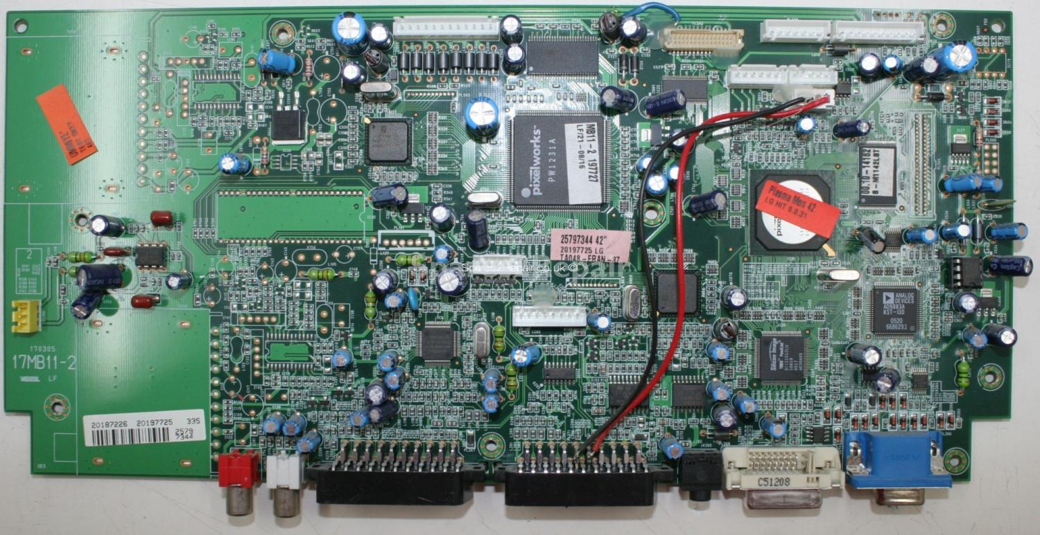 Hitachi 42PMA225EZ - Main AV - 17MB11-2 - 170305 - 25797344 - 20797725 - MB11-2 197727