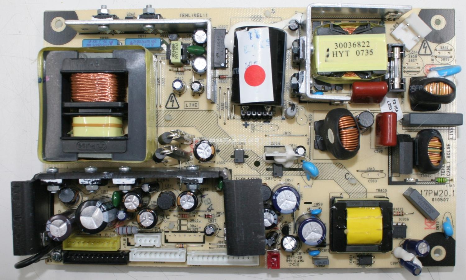 Hitachi 32LD8D20UB - PSU - 17PW20.1 - 010507