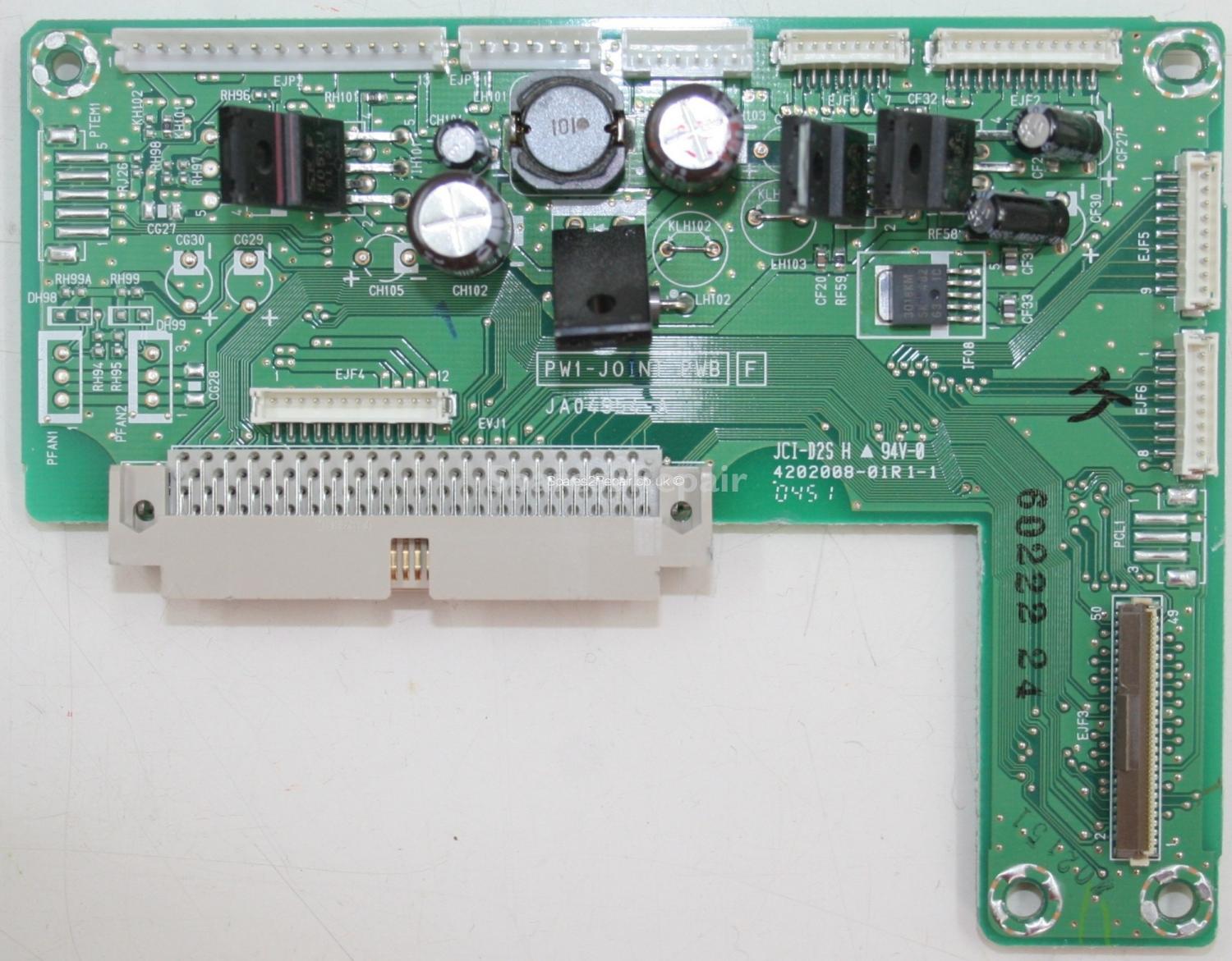 Hitachi 42PD5200E - Connector - PW1-JOINT-PWB F - JA04954-A