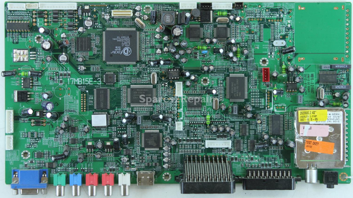 Hitachi 42PD6600 - Main AV - 20257945 - 17MB15E-3 - VER:E3 - 140705