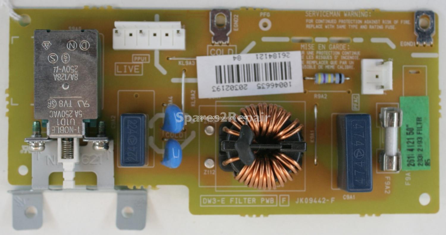 Hitachi P50T01U - AC Filter - DW3-E FILTER PWB F - JK09442-F - 20302193 - 26184121