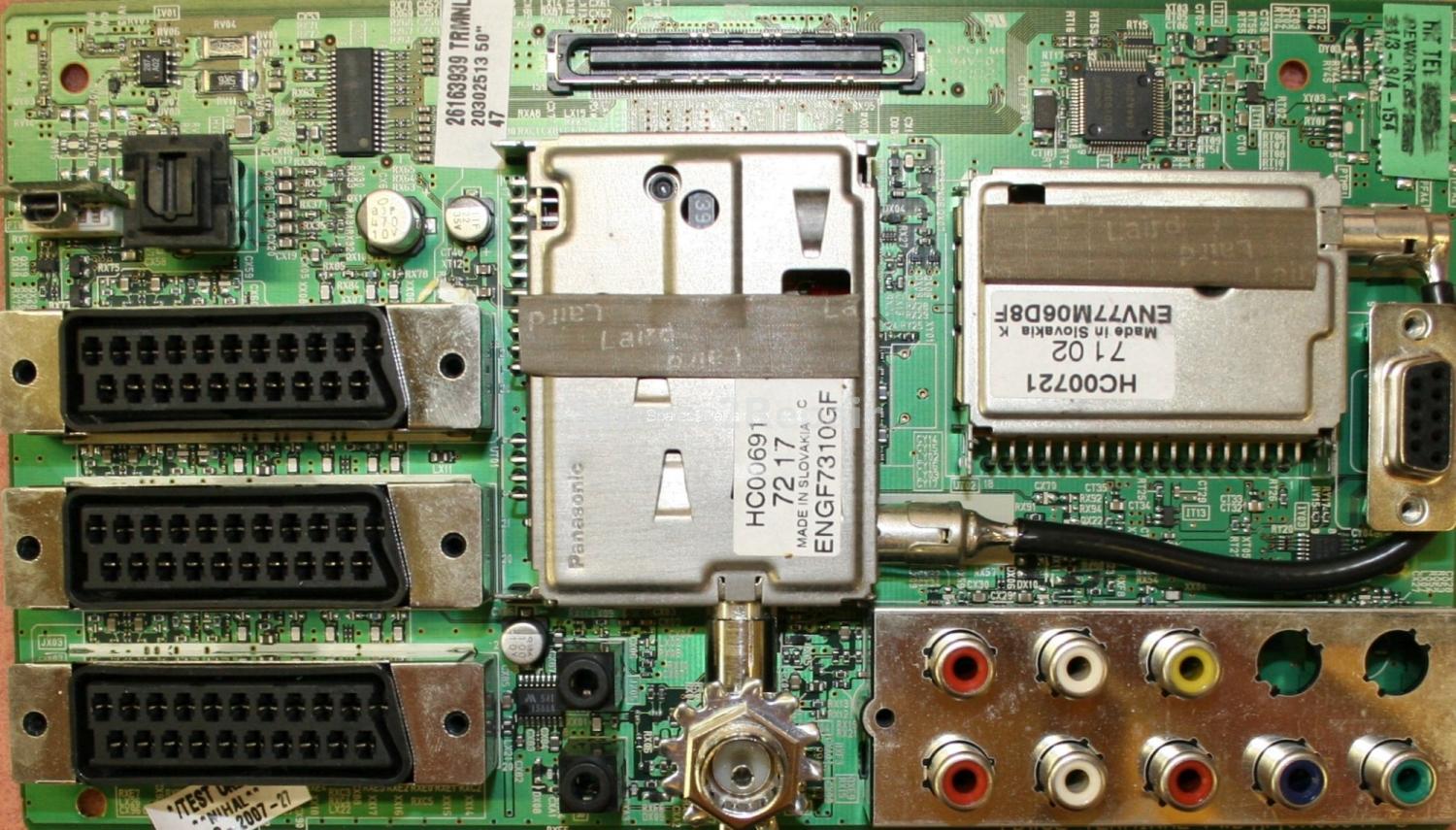 Hitachi P50T01U - Main AV - DW3E-TERMINAL PWB - JA08541-D