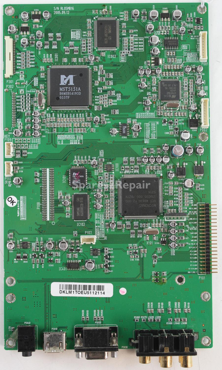 Hyundai HLT-3270 - AV Board - RL05MB16