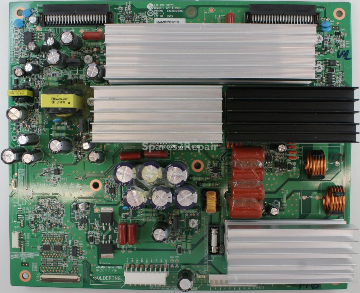 LG 42PQ2000 - YSUS - EBR50221403 - EAX50221902 - Rev A - PDP 080701 - 42G1A_YSUS