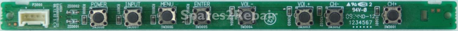 LG 37LH2000 - Buttons - EAX56608701(2) - EBR60758401 - LA92A (Without Plastic)
