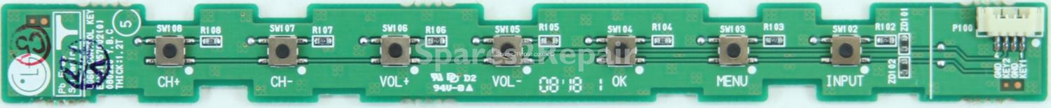 LG 37LG6000 - Buttons - EAX41957802 - 080220 - THICK:1.2T