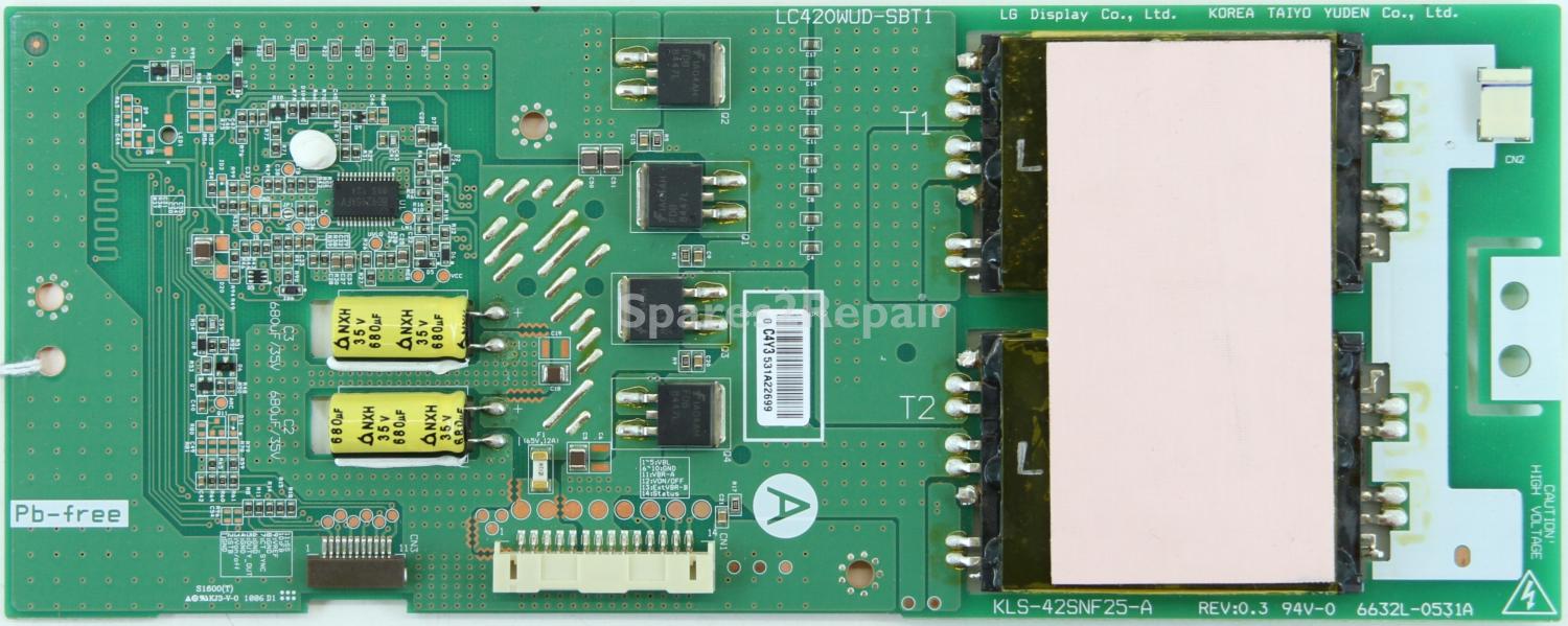 LG 42LH7000-ZA - Inverter - 6632L-0531A - KLS-42SNF25-A - REV:0.3 - LC420WUD-SBT1