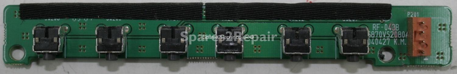 LG RZ-50PY10 - Buttons - 6870VS2080A - 040427 - RF-043B
