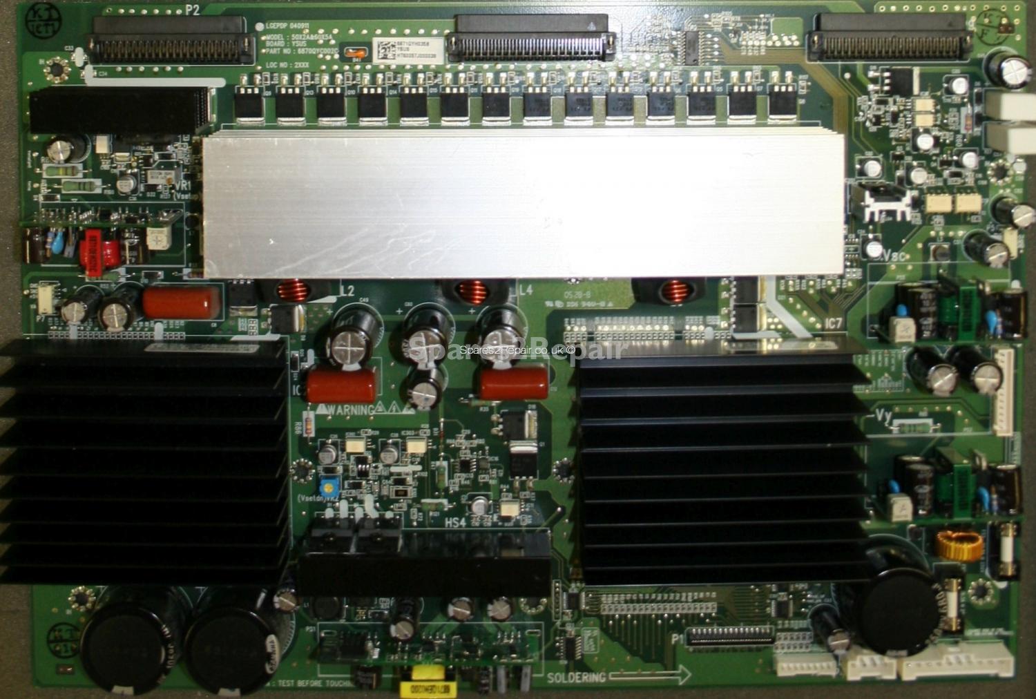 LG RZ-60PY10 - YSUS - 50X2A&60X5A YSUS - 6870QYC002C PDP 040911