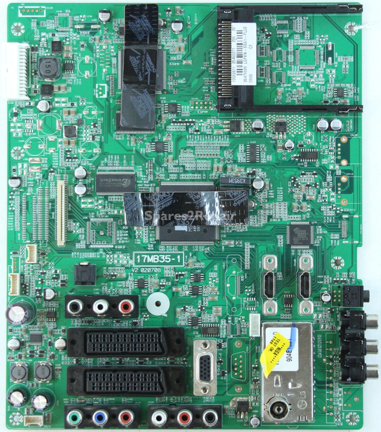 Linsar 26LVD4 - Main AV - 20450271 - 17MB35-1 - 020708 V2