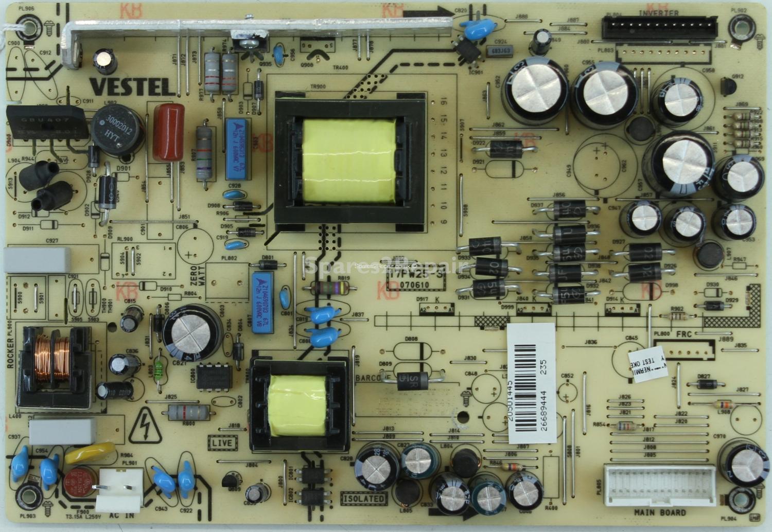 Luxor LUX32875HDR - PSU - 17PW25-3 - 070610 - 20501445