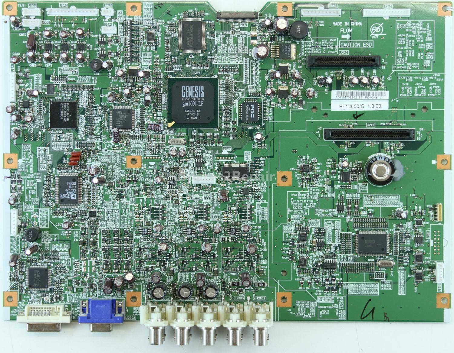 NEC L404G6 - Main AV - J209035A - PWB-MAIN