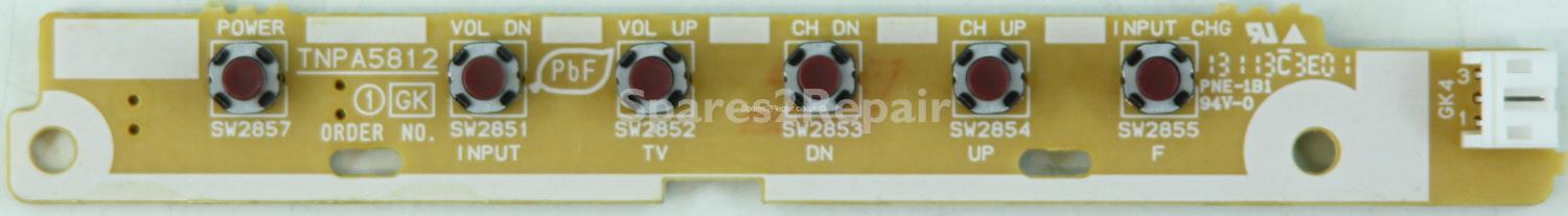 Panasonic TX-50DT65B - Buttons - TNPA5812 1 GK