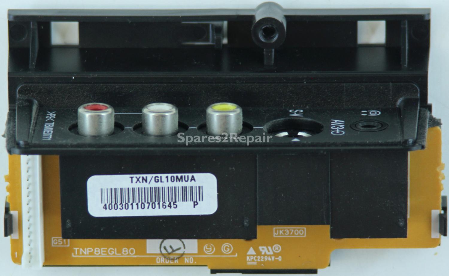 Panasonic TX-26LMD70A - Side AV - TXN/GL10MUA - TNP8EGL80 F
