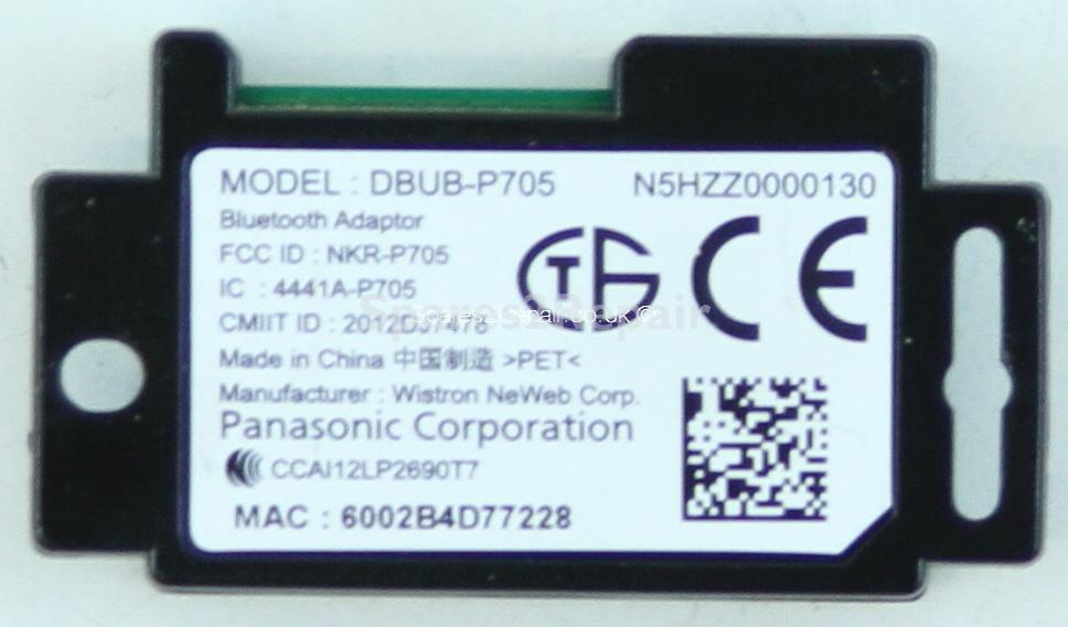 Panasonic TX-48AS640B - Bluetooth Module - DBUB-P705 - N5HZZ0000130